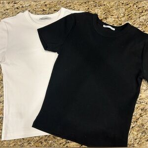 Zara Ribbed Tee